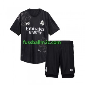 Fußballtrikots Real Madrid Y3 Torwart Kinder Vierte Trikotsatz 2023-2024
